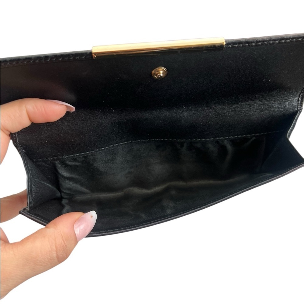 Gucci Black Guccissima Continental Wallet - Picture 6 of 13